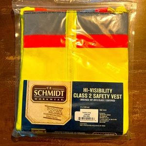 C.E. Schmidt ~ Hi Visibility Safety Vest ~ Brand New !